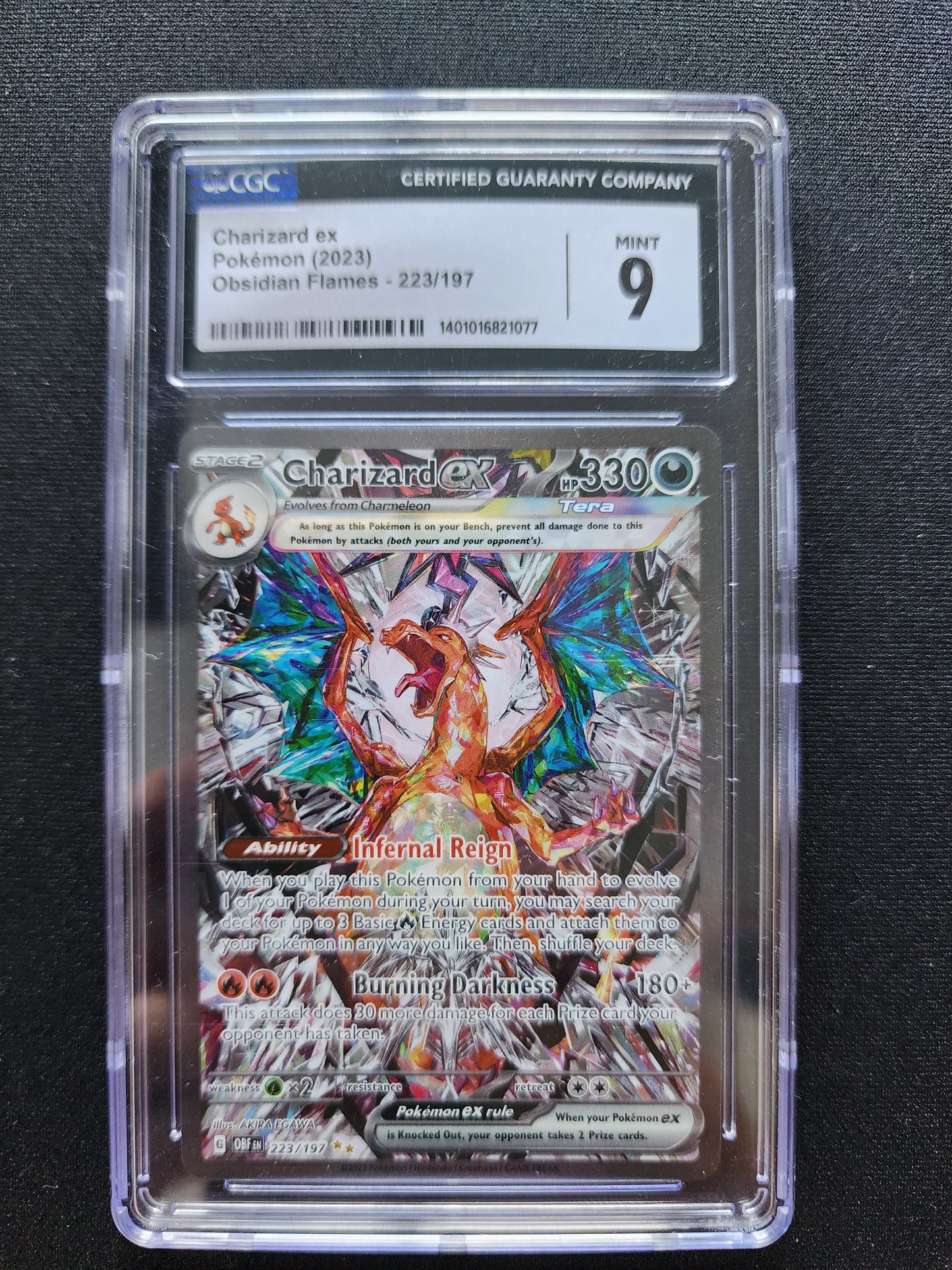 SVOF - Charizard 223/197 SIR - CGC 9