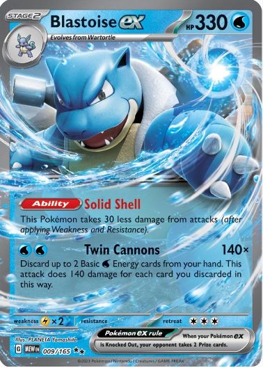 SV151 - 009 - Blastoise ex