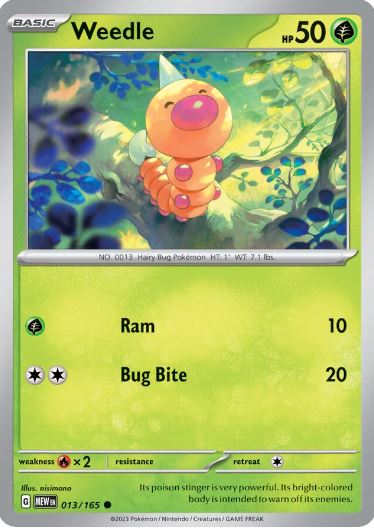 SV151 - 013 - Weedle (Reverse Holo)