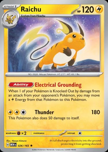 SV151 - 026 - Raichu (Holo)