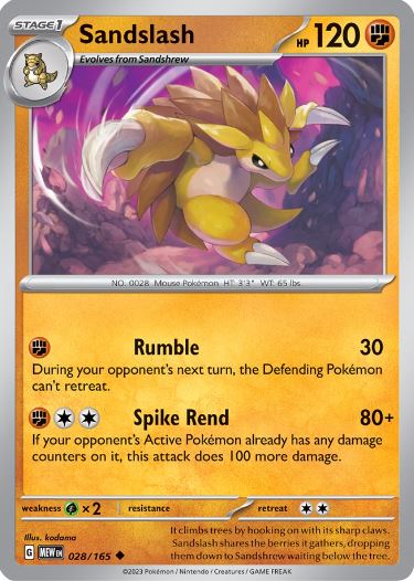 SV151 - 028 - Sandslash