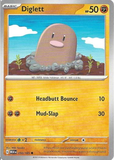 SV151 - 050 - Diglett (Reverse Holo)