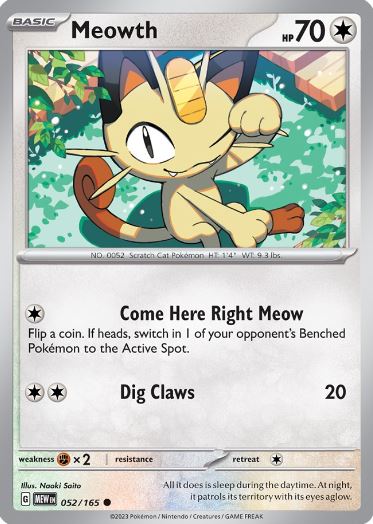 SV151 - 052 - Meowth