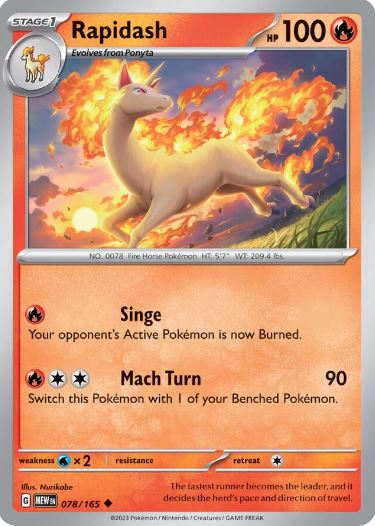 SV151 - 078 - Rapidash