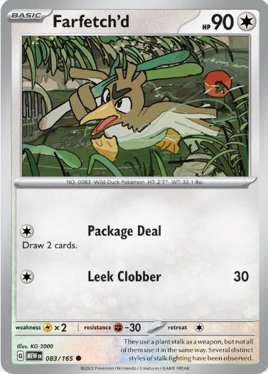 SV151 - 083 - Farfetch'd