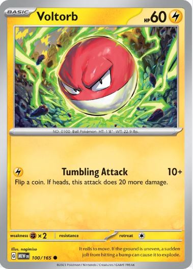 SV151 - 100 - Voltorb (Reverse Holo)