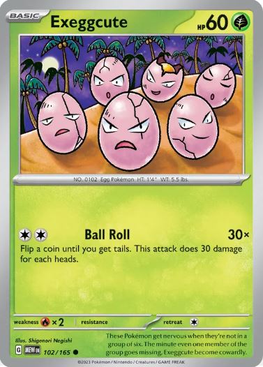 SV151 - 102 - Exeggcute (Reverse Holo)