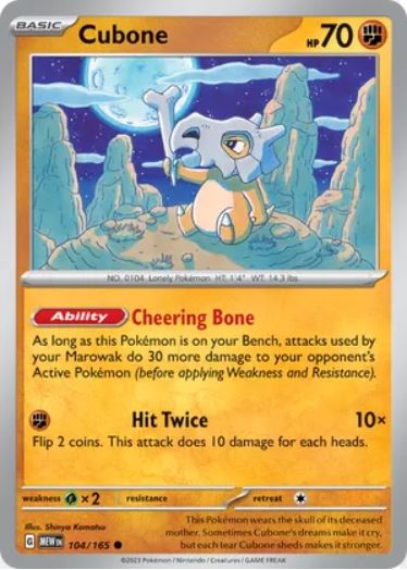 SV151 - 104 - Cubone