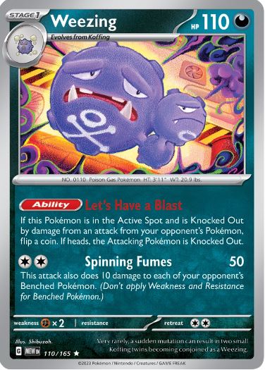 SV151 - 110 - Weezing (Holo)