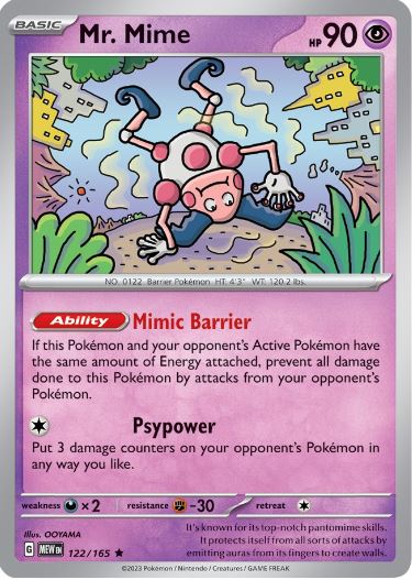 SV151 - 122 - Mr Mime (Holo)