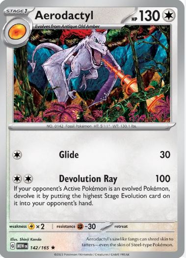 SV151 - 142 - Aerodactyl (Reverse Holo)