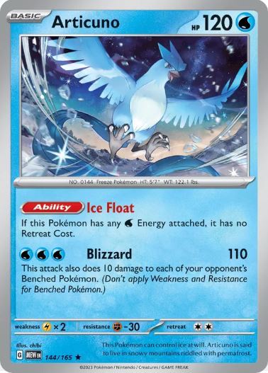 SV151 - 144 - Articuno (Holo)