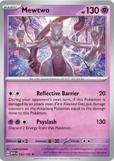 SV151 - 150 - Mewtwo (Holo)