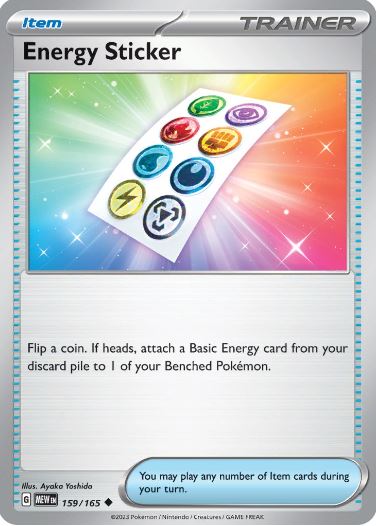 SV151 - 159 - Energy Sticker (Reverse Holo)