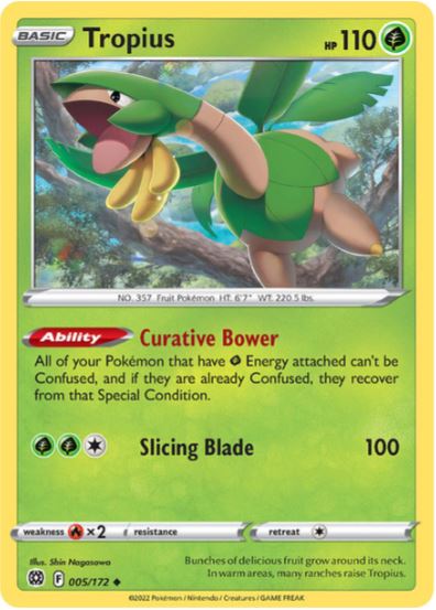 BS005 - Tropius (Reverse Holo)