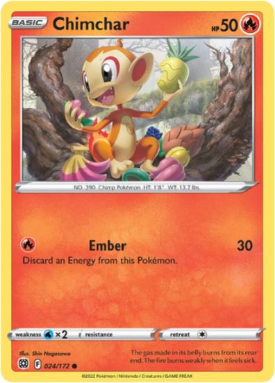 BS024 - Chimchar (Reverse Holo)