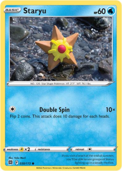 BS030 - Staryu (Reverse Holo)