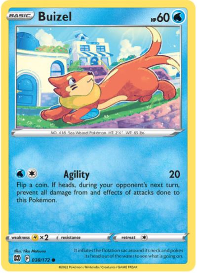 BS038 - Buizel (Reverse Holo)