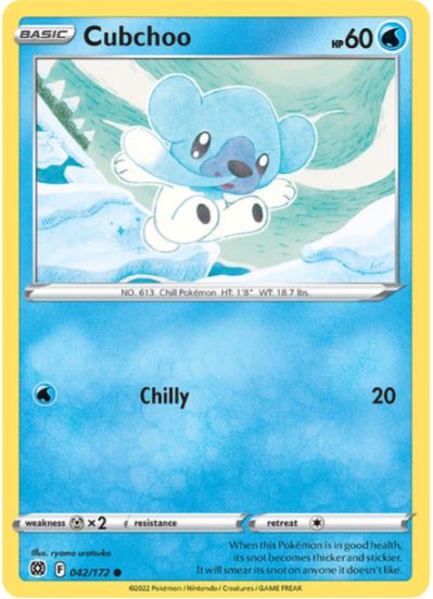 BS042 - Cubchoo (Reverse Holo)