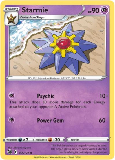 BS055 - Starmie (Reverse Holo)