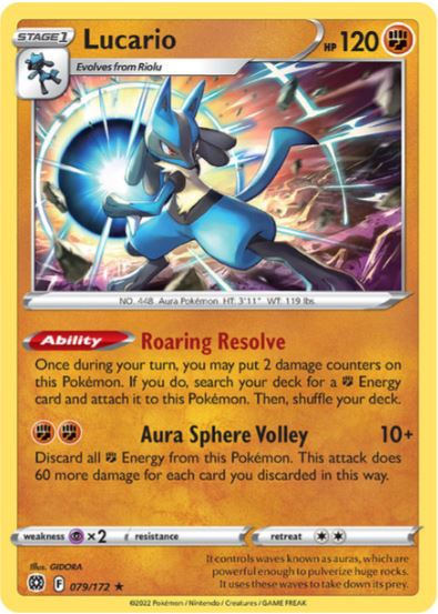 BS079 - Lucario (Holo)