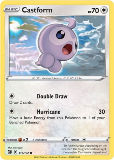 BS116 - Castform (Reverse Holo)