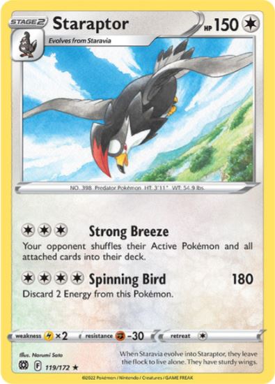 BS119 - Staraptor (Reverse Holo)