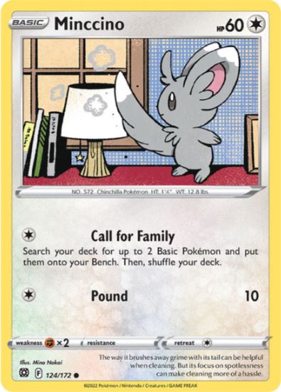 BS124 - Minccino (Reverse Holo)