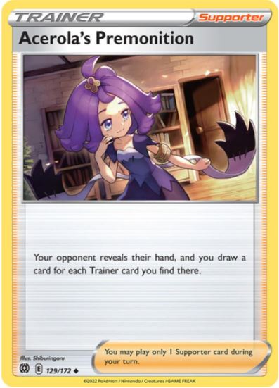 BS129 - Acerola's Premonition (Reverse Holo)