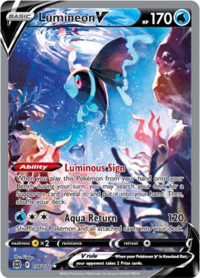 BS156 - Lumineon V (Alternate Full Art)