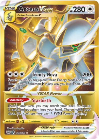 BS184 - Arceus VSTAR (Secret)