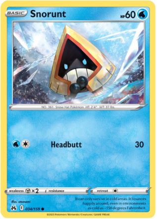 CZ034 - Snorunt (Reverse Holo)