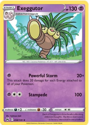 CZ058 - Exeggutor (Reverse Holo)