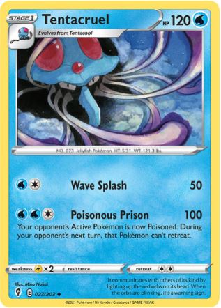 EVS027 - Tentacruel (Reverse Holo)