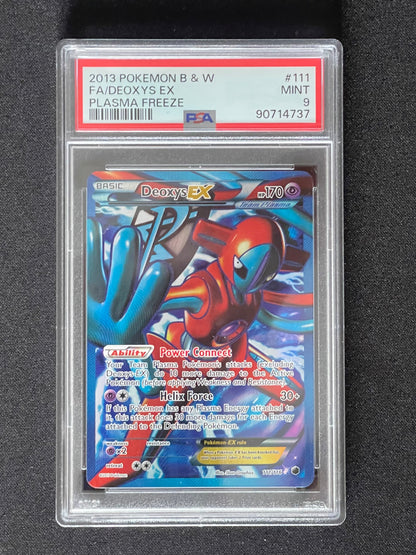 Deoxys EX Team Plasma - Plasma Freeze - PSA 9