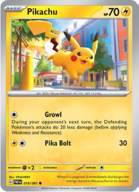 PAF018 - Pikachu (Reverse Holo)