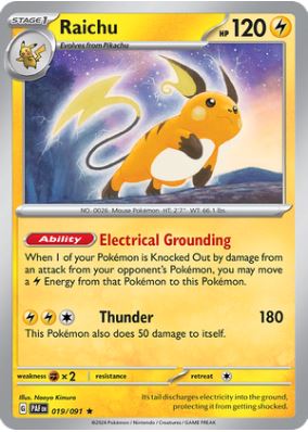 PAF019 - Raichu (Holo)