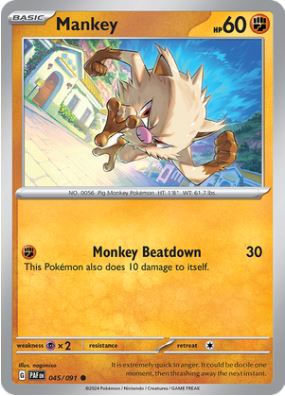 PAF045 - Mankey (Reverse Holo)