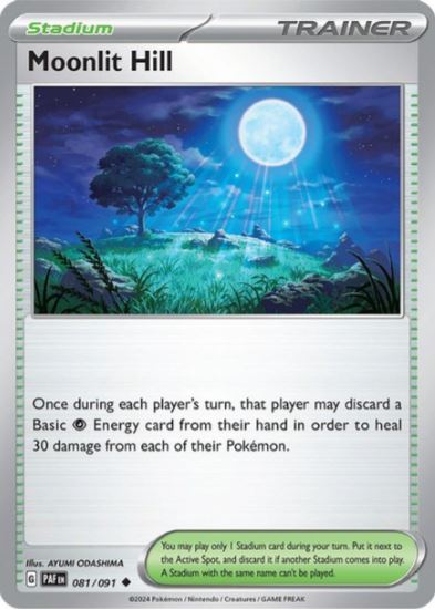 PAF081 - Moonlit Hill (Reverse Holo)