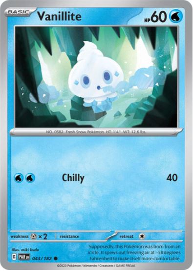 PAR043 - Vanillite (Reverse Holo)