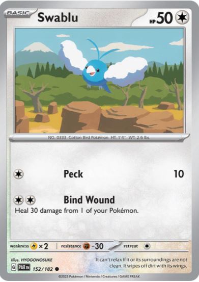 PAR152 - Swablu (Reverse Holo)