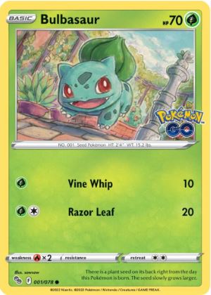 PG001 - Bulbasaur (Reverse Holo)