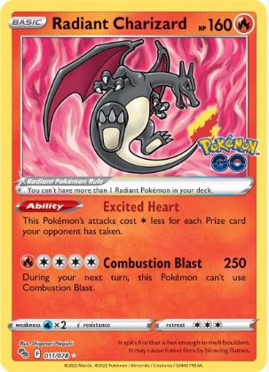 PG011 - Radiant Charizard