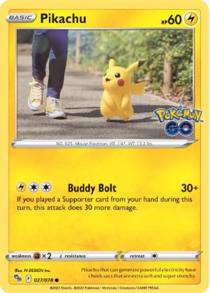 PG027 - Pikachu (Reverse Holo)