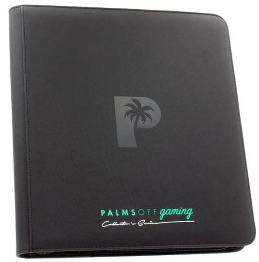 Palms Off Collector’s Series 12 Pocket Zip Binder – BLACK