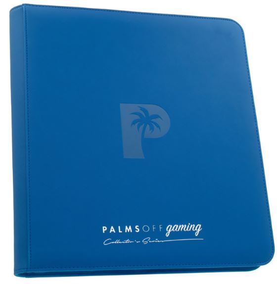 Palms Off Collector’s Series 12 Pocket Zip Binder – BLUE