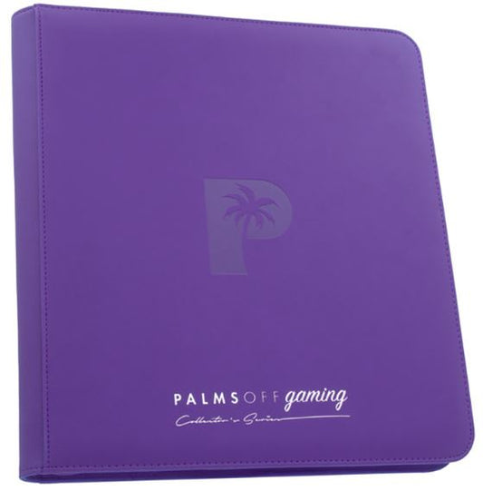 Palms Off Collector’s Series 12 Pocket Zip Binder- PURPLE