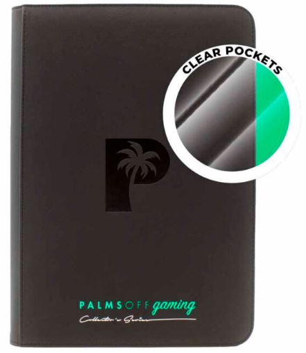 Palms Off TOP LOADER 216 Zip Binder – Black