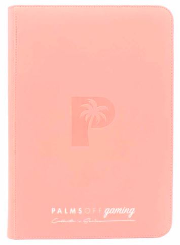 Palms Off TOP LOADER 216 Zip Binder – Pink