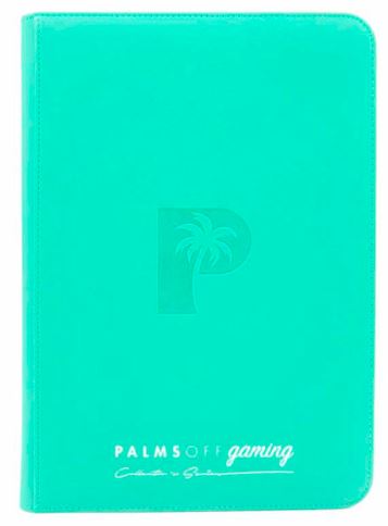 Palms Off TOP LOADER 216 Zip Binder – Turquoise